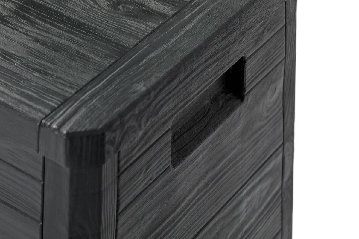 Toomax Aufbewahrungsbox Woodys 280 anthrazit Kunststoff B/H/T: ca. 118x56x45 cm