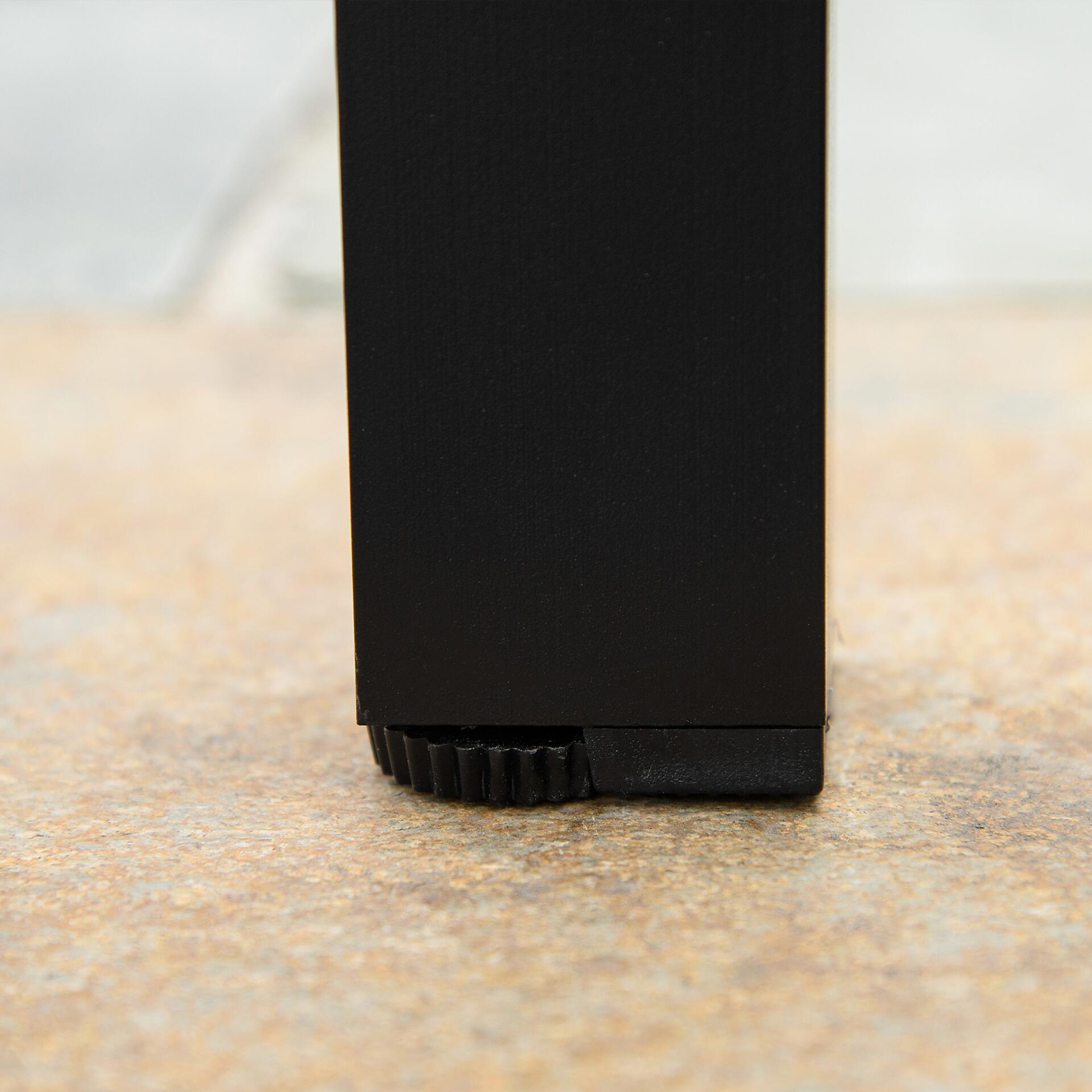 Outsunny Gartentisch natur Aluminium B/H/L: ca. 90x74x140 cm