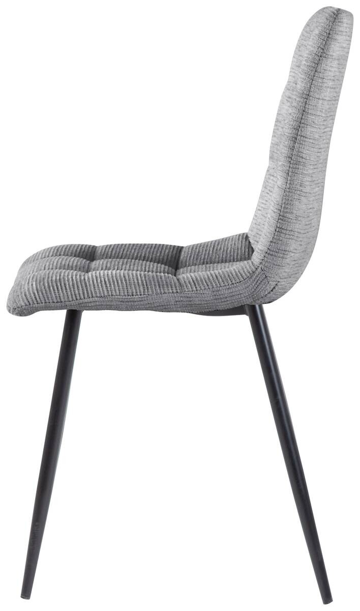 Stuhl Dawid anthrazit Webstoff B/H/T: ca. 45x88x54 cm