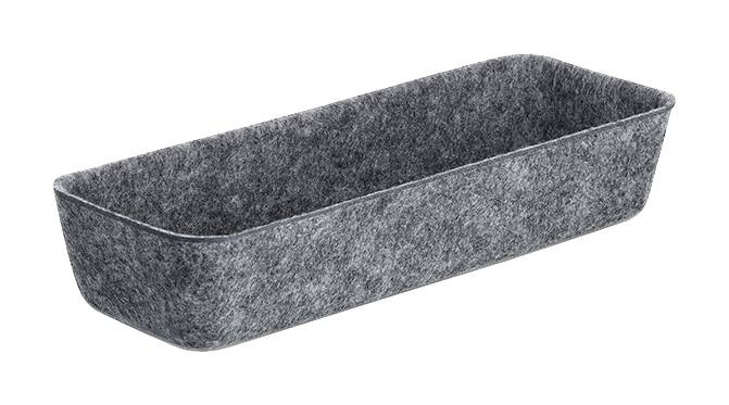Zeller Organizer grau Filz
