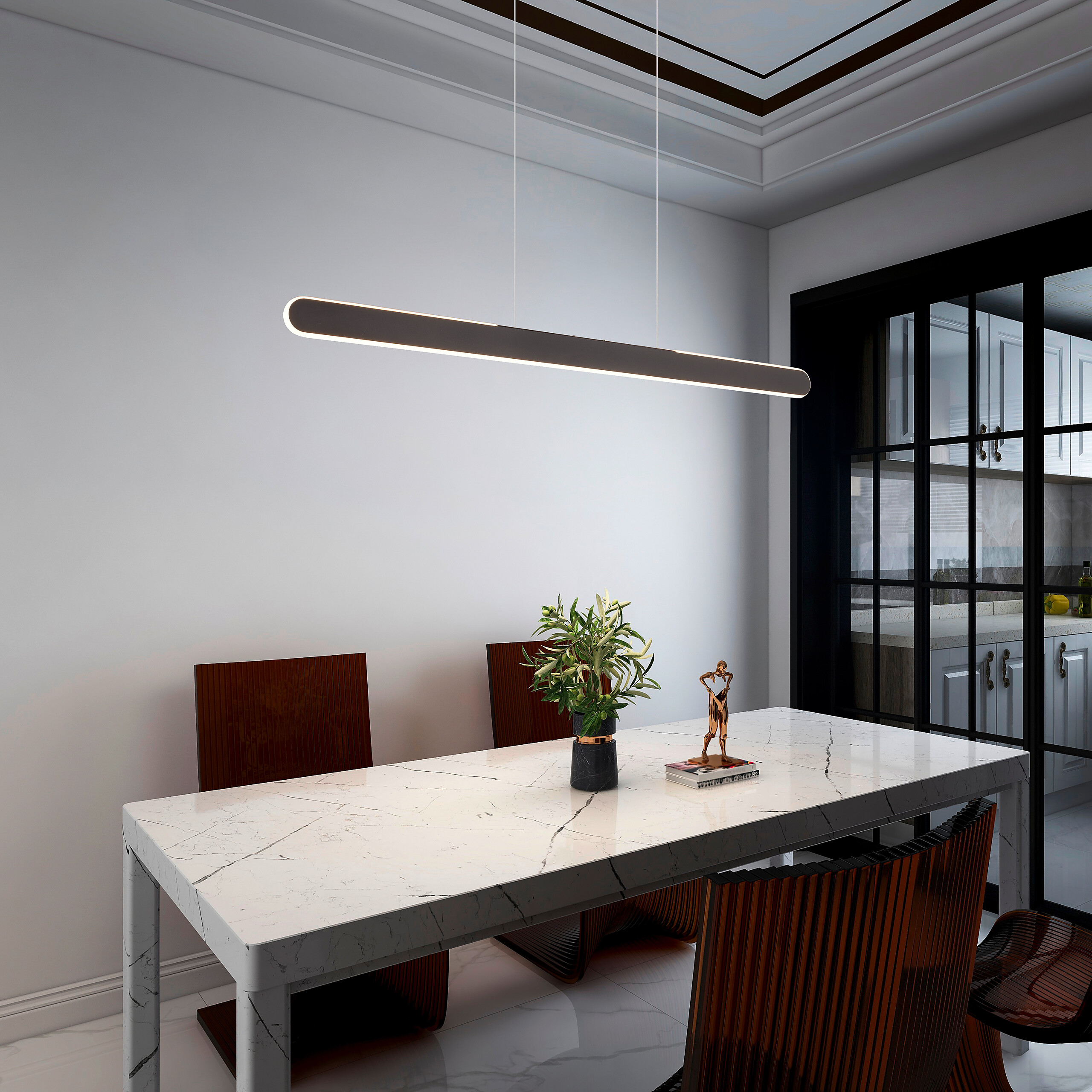 Reality Pendelleuchte Helios schwarz Metall Reality Pendelleuchte Helios schwarz Metall