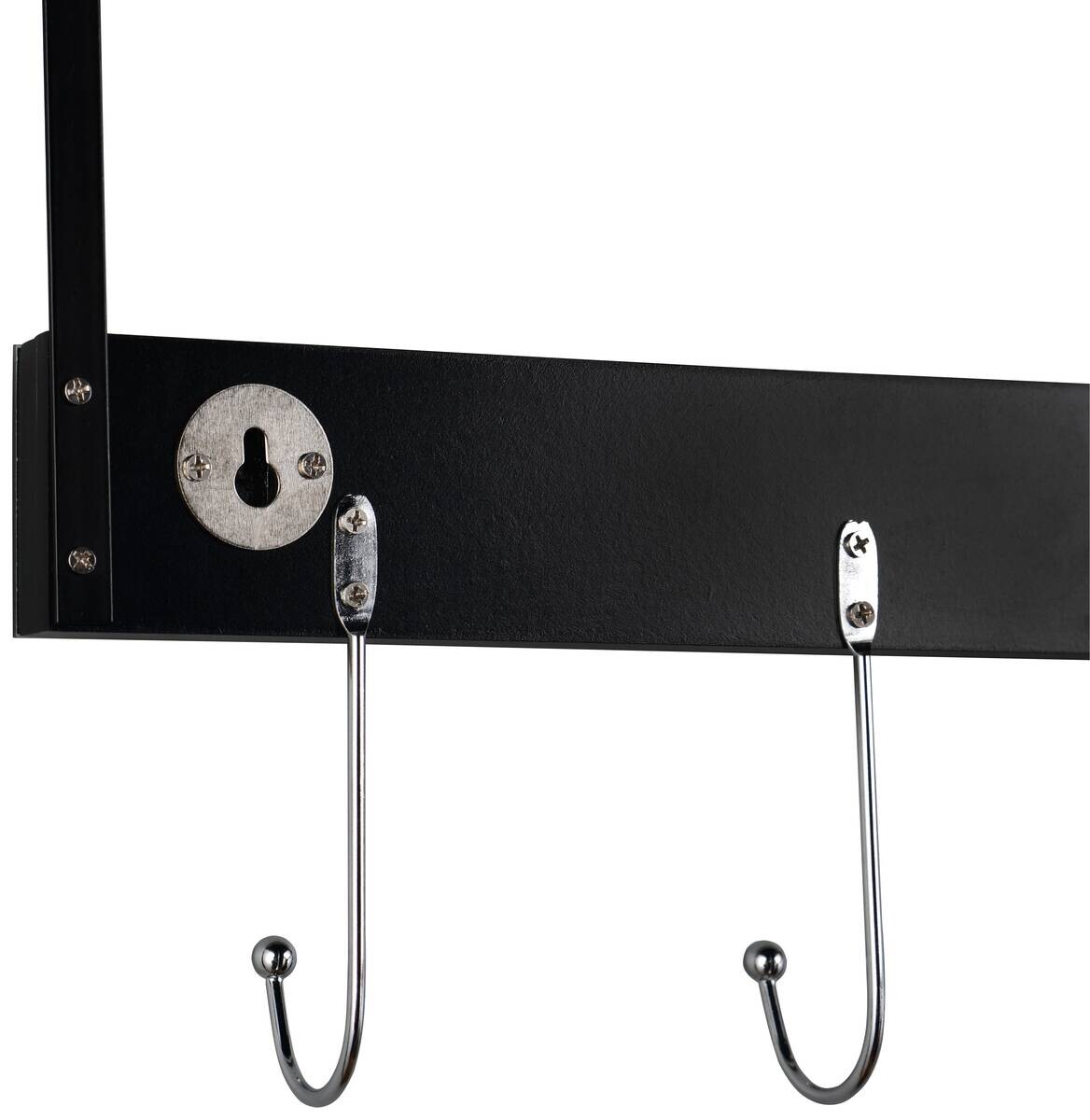 Türgarderobe Zoe weiß schwarz Glas B/H/T: ca. 40x12x9 cm