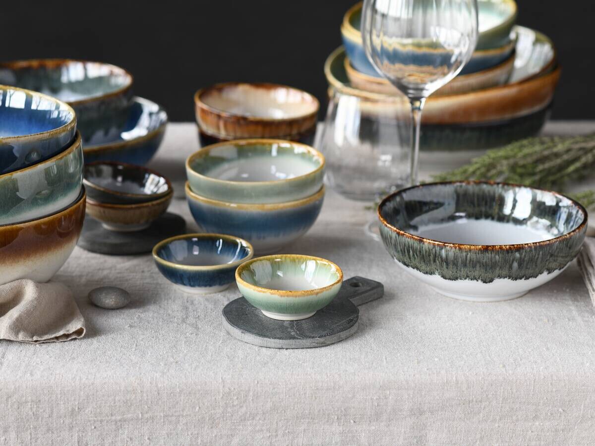 CreaTable Mehrzweckschalen Cascade bunt Steinzeug