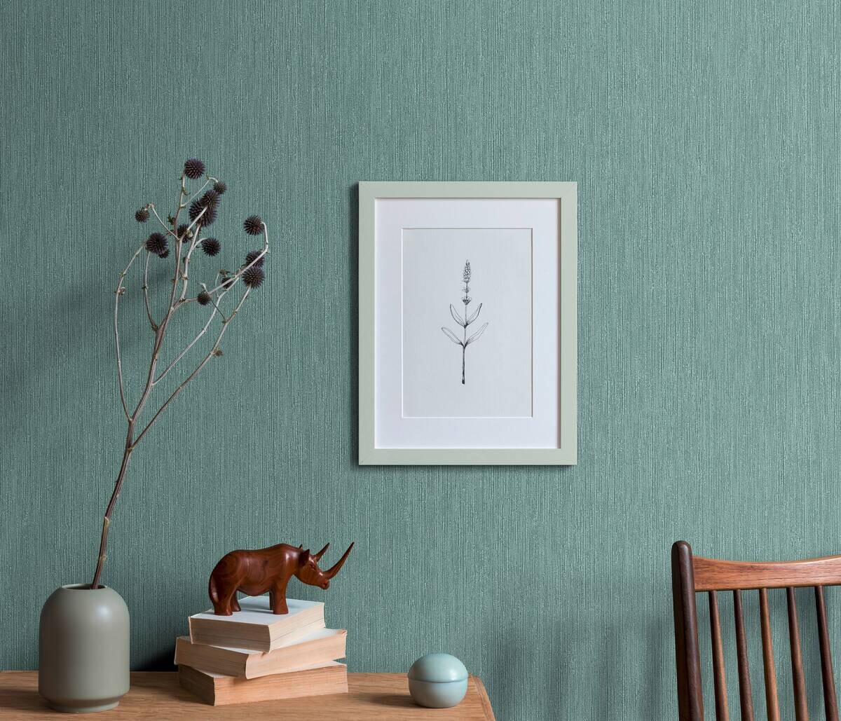 Erismann Vliestapete Struktur grün B/L: ca. 53x1005 cm