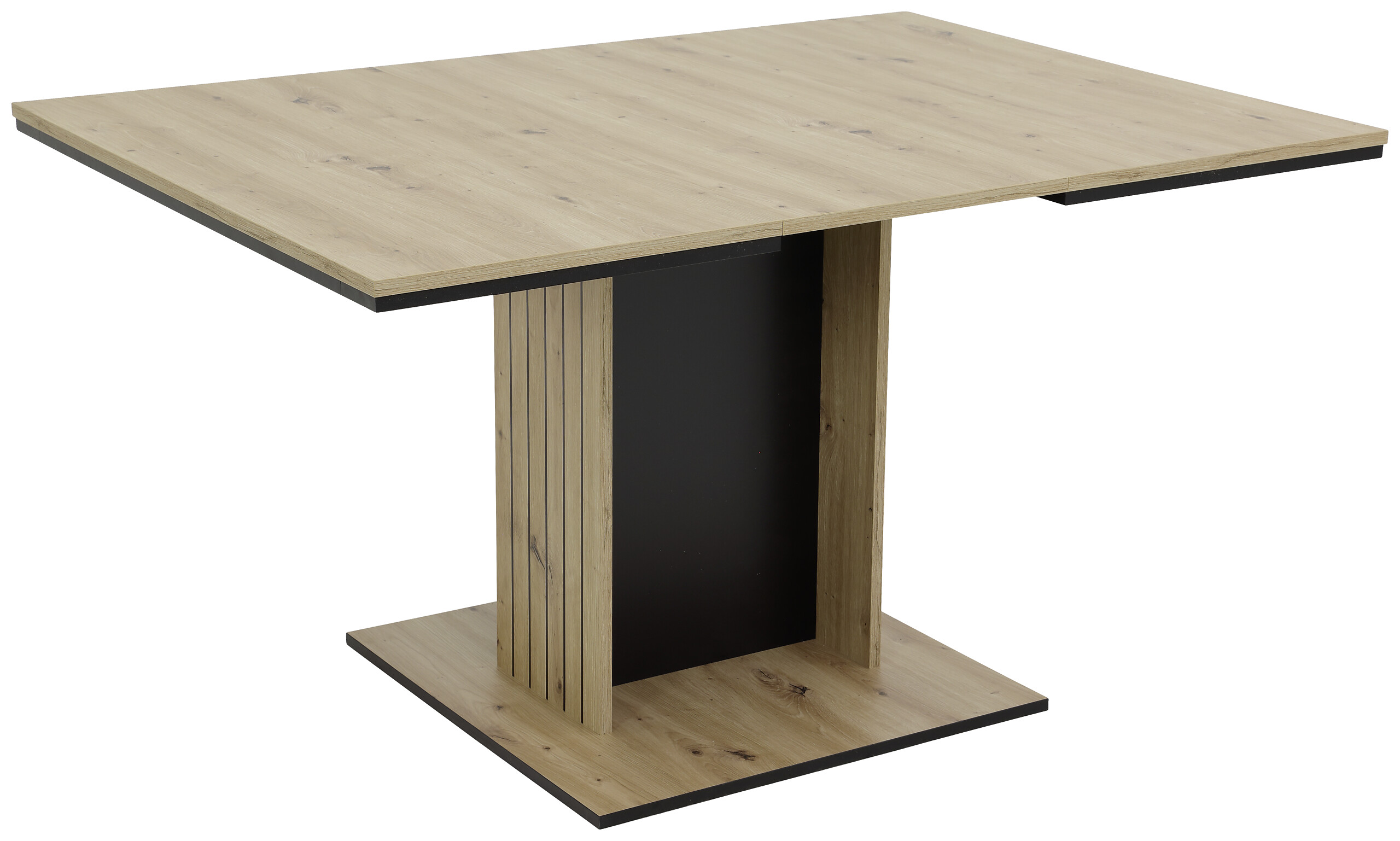 Esstisch Raul Eiche schwarz B/H/T: ca. 140x76x100 cm