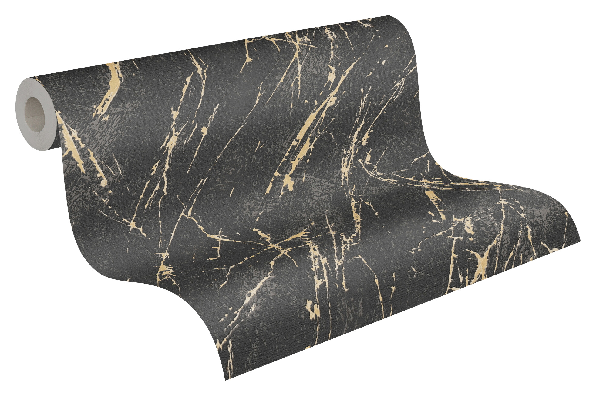 A.S.Creation Vliestapete silber gold B/H/D: ca. 53x1005x9,7 cm