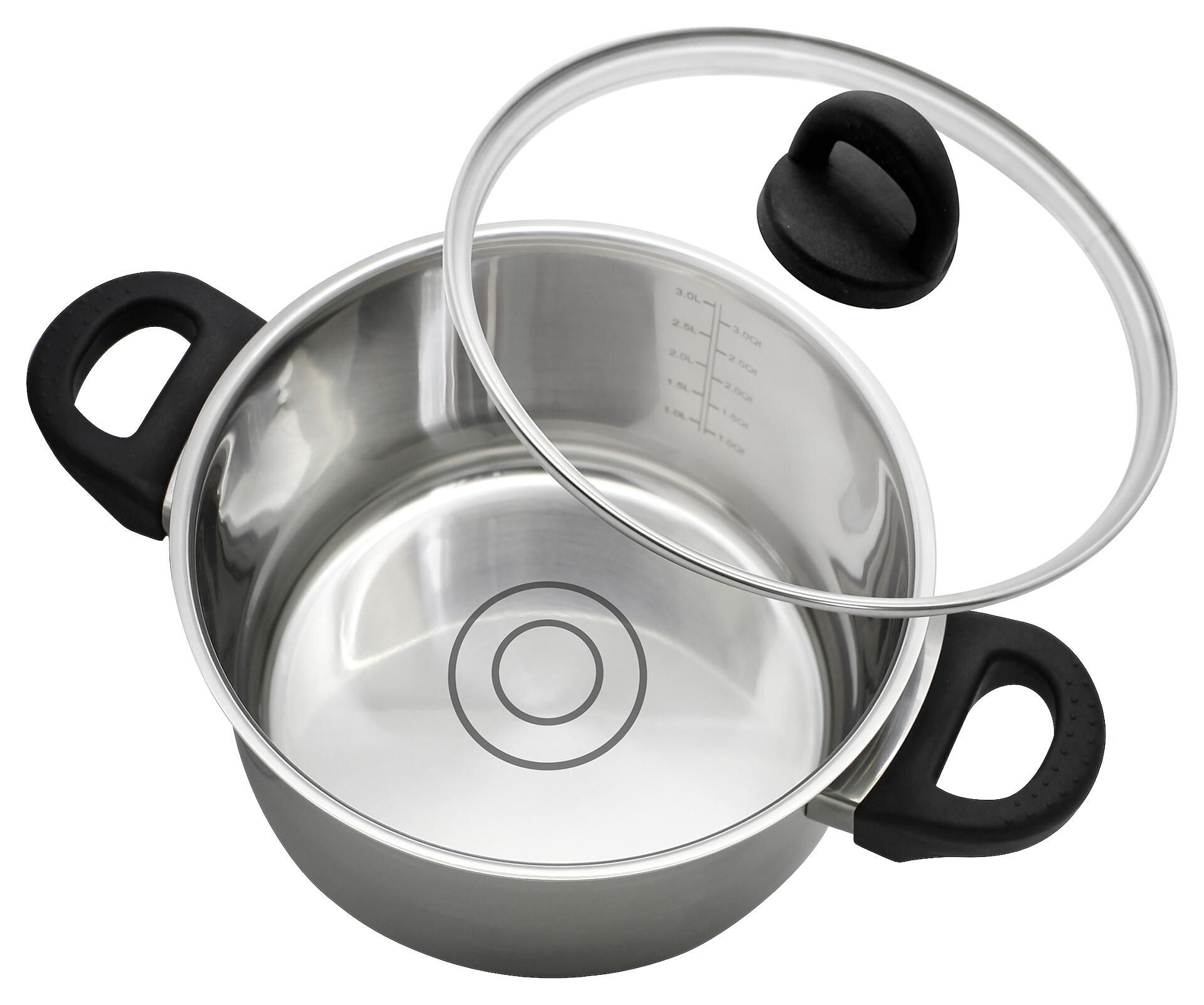 ELO Basic Fleischtopf silber Edelstahl D: ca. 16 cm