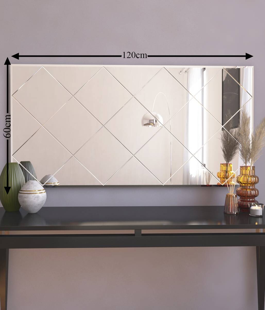 moebel17 Wandspiegel Mofo transparent Glas B/H/T: ca. 120x60x2,2 cm