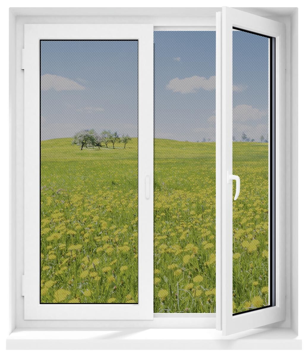 EASYmaxx Fliegengitter schwarz B/L: ca. 130x150 cm