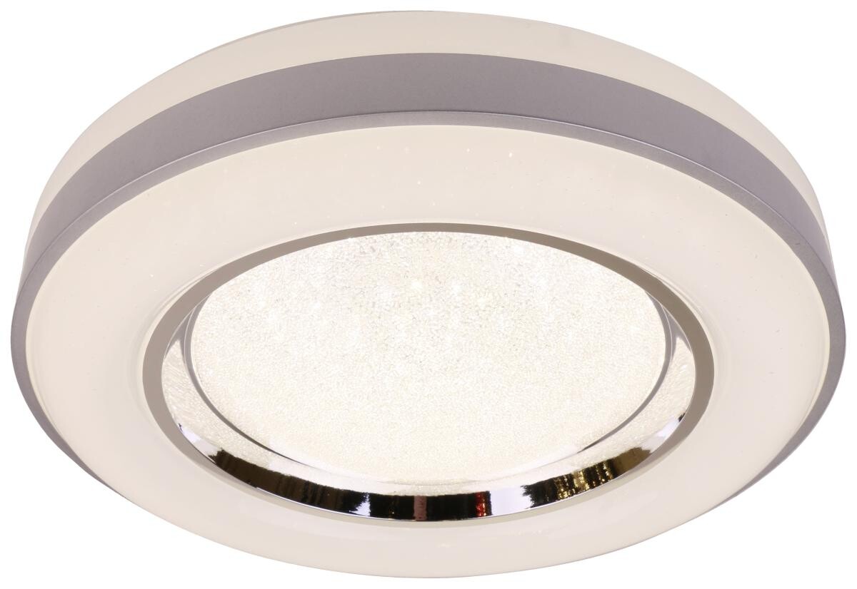 POCOline Deckenleuchte Younes weiß silber Metall Acryl D: ca. 48 cm