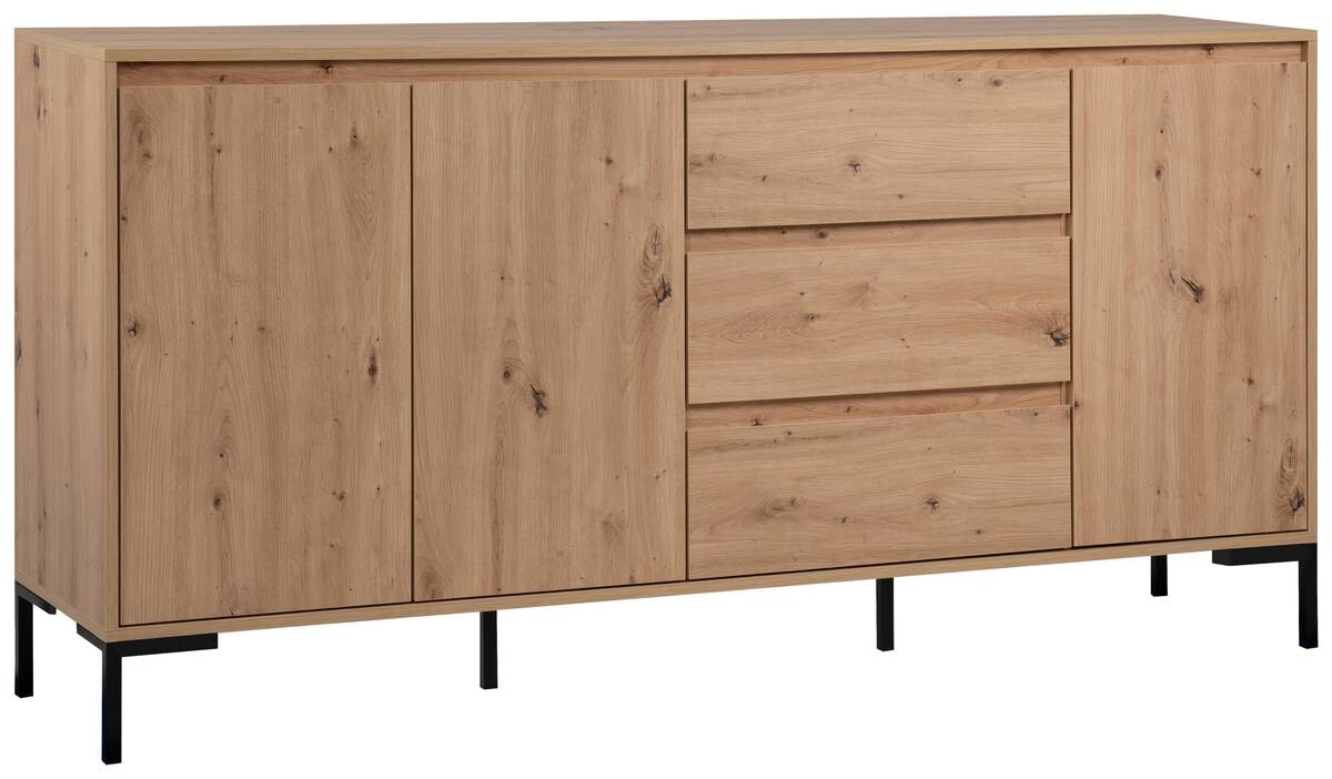 Sideboard Korsika Eiche Artisan Nachbildung B/H/T: ca. 170x87x40 cm