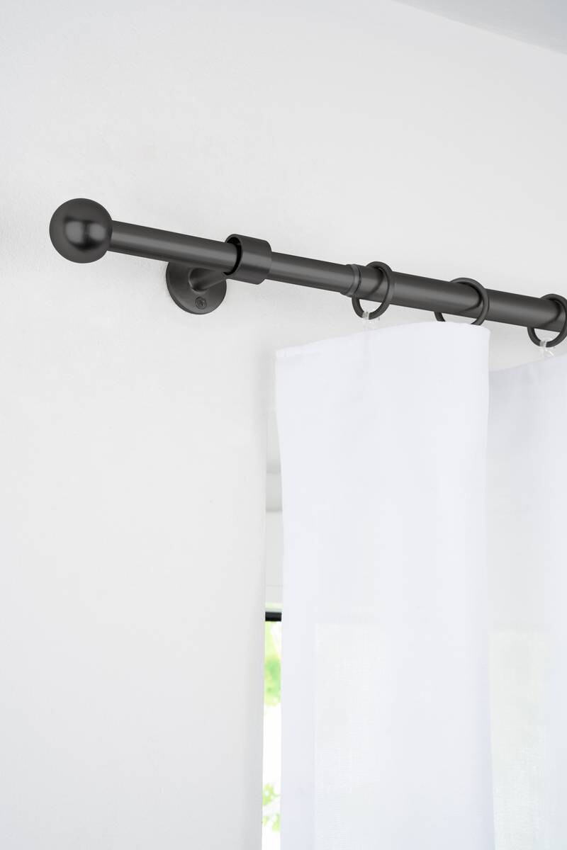 ondeco Stilgarnituren schwarz Metall L: ca. 210 cm ausziehbar von ca. 120 bis 210 cm 1.0 Läufe