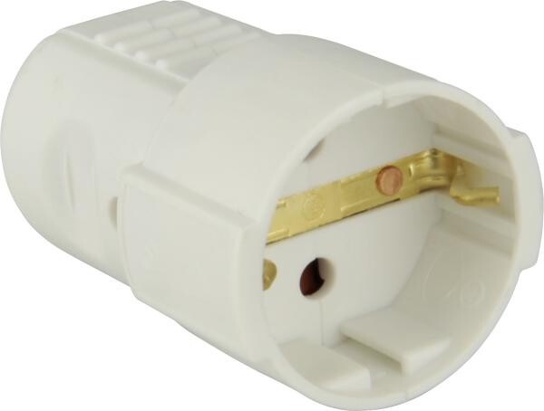 UniTec Schuko-Kupplung weiß ca. 250 V UniTec Schuko-Kupplung weiß ca. 250 V