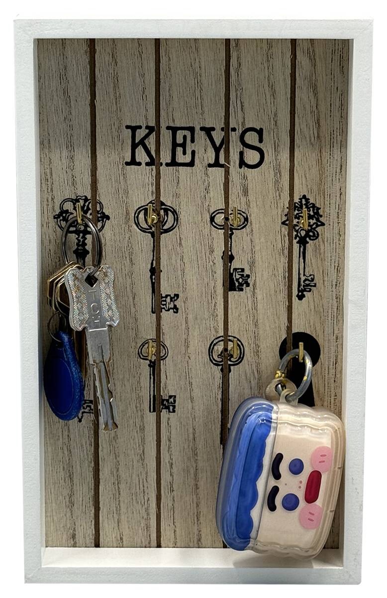 Schlüsselkasten Emma weiß B/H/T: ca. 15x25x3 cm