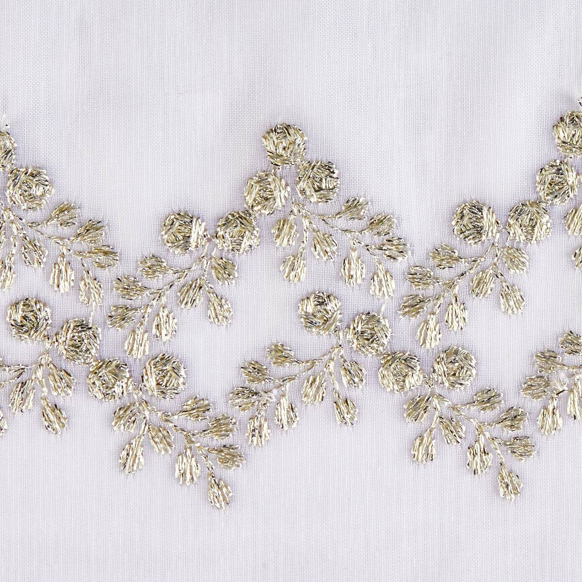 POCOline Scheibengardine Petra weiß B/L: ca. 75x110 cm