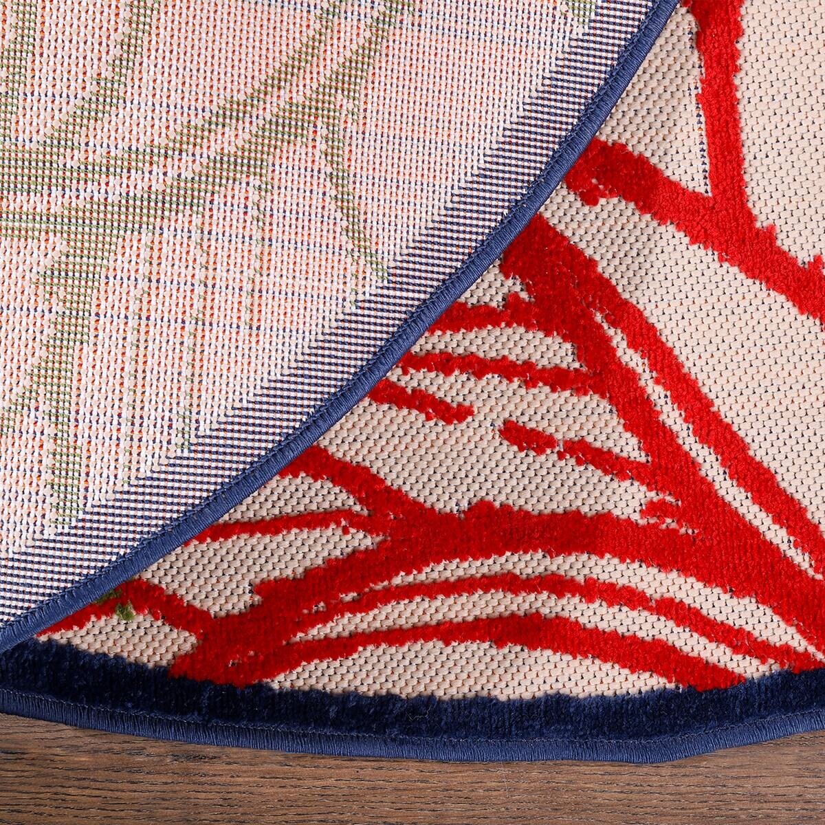 Sanat Outdoorteppich FLORAL bunt B/L: ca. 200x200 cm