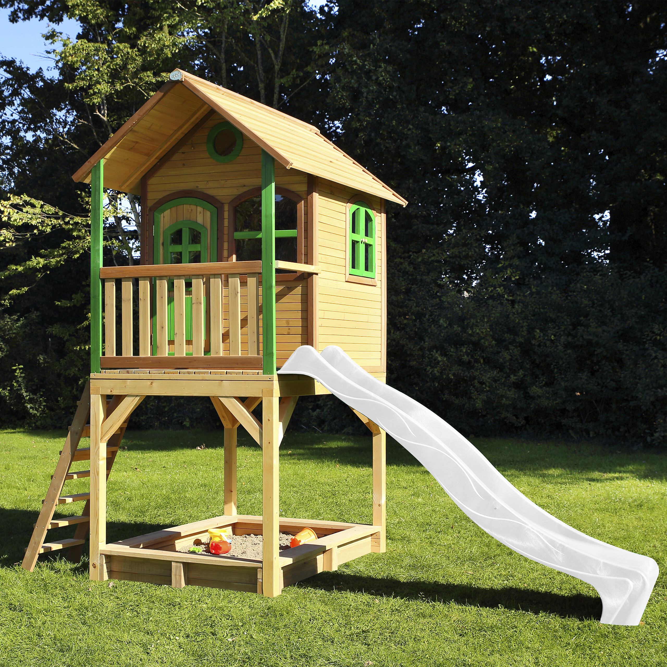 AXI Spielhaus Sarah braun B/H/L: ca. 370x2914x191 cm