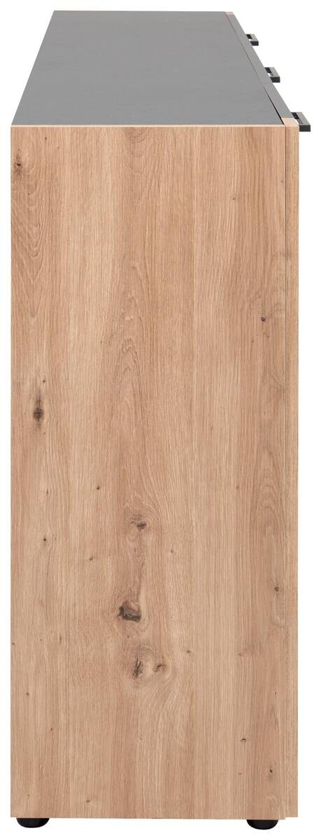 Sideboard Cento anthrazit Eiche Artisan Oak Nachbildung