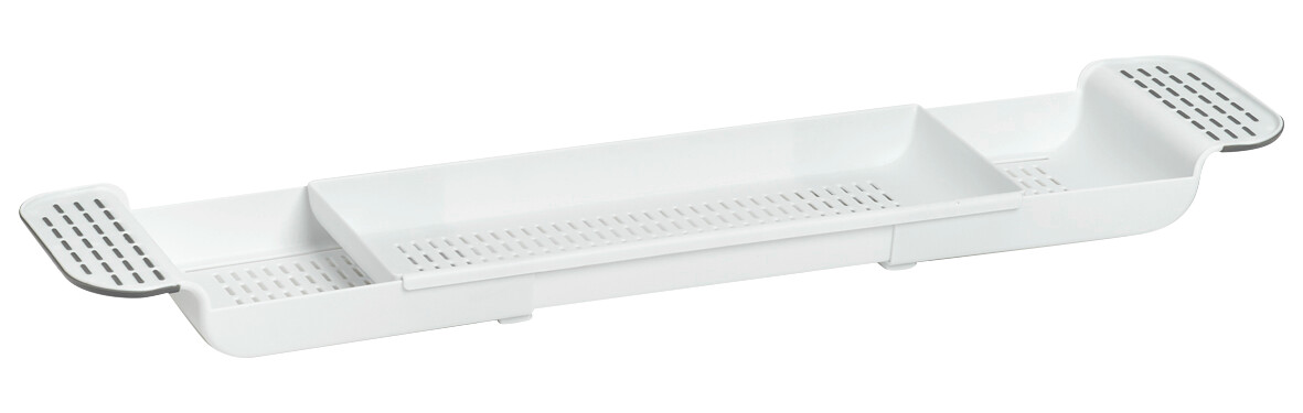 Zeller Badewannenablage weiß Kunststoff B/H/L: ca. 17,3x6,5x55 cm