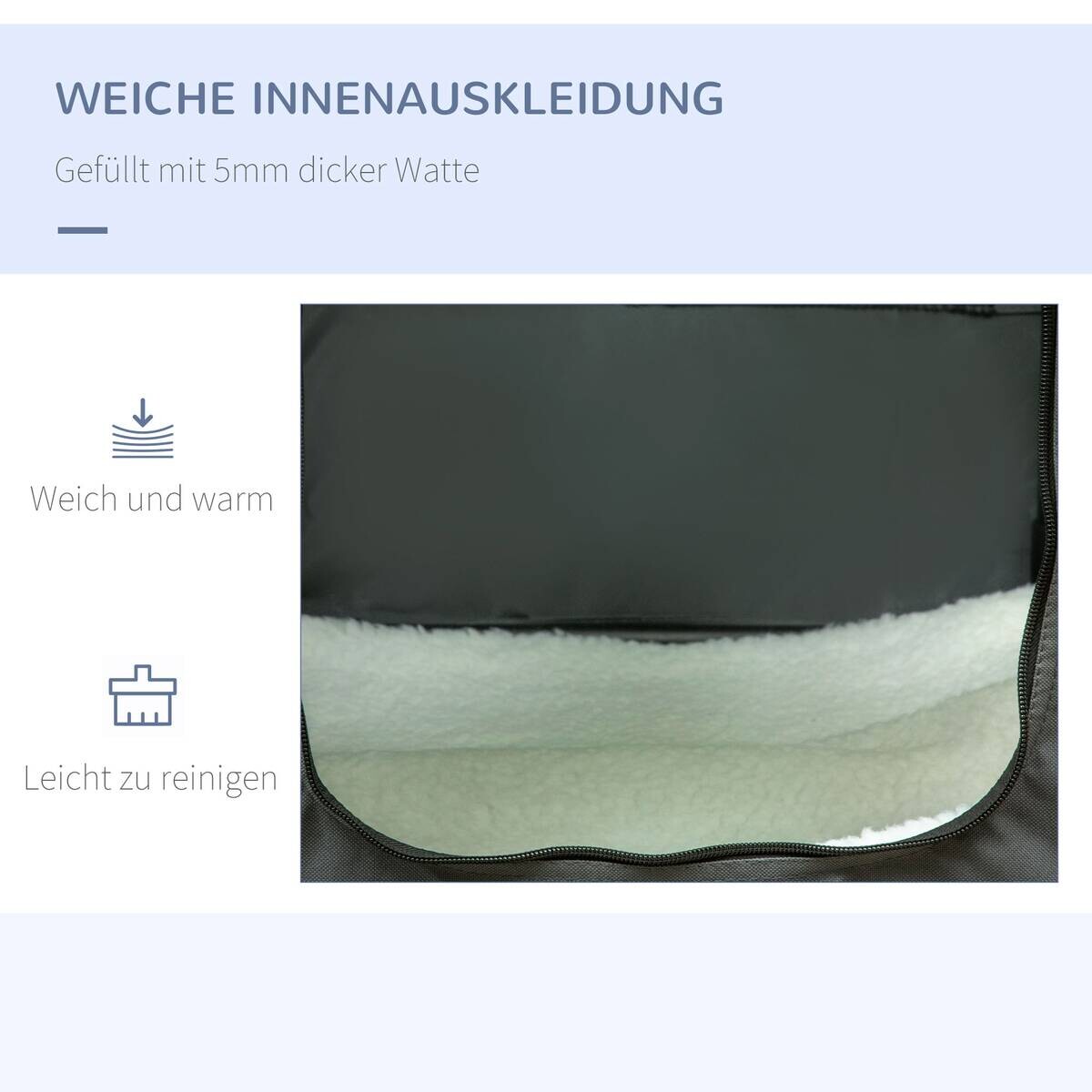 PawHut Hunde-Zubehör grau Edelstahl B/H/L: ca. 42x60x42 cm