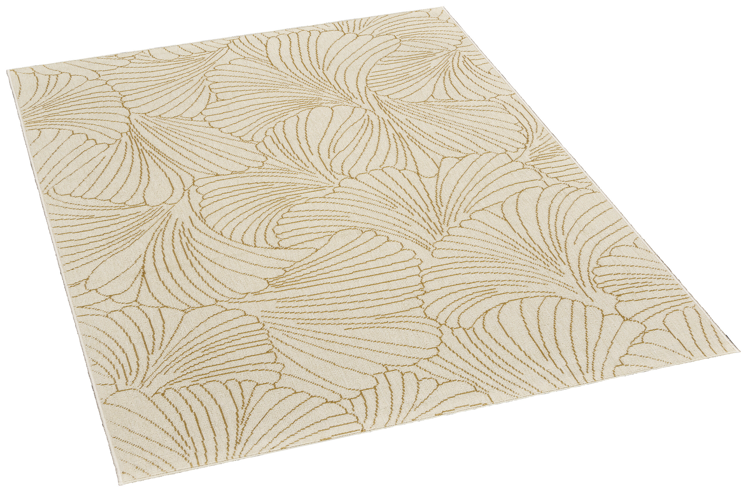 Webteppich Luxus beige B/L: ca. 120x170 cm