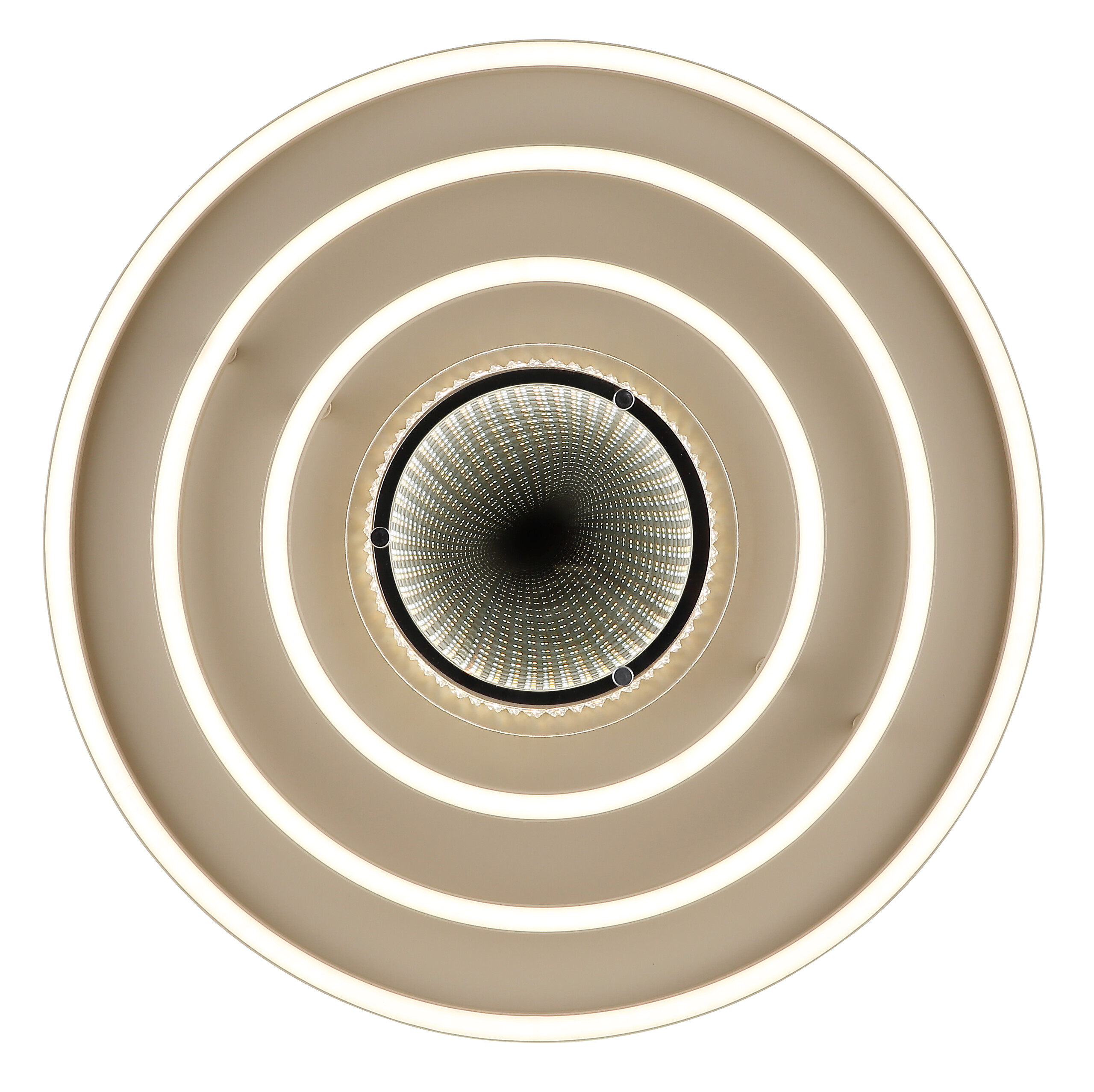 GLOBO Deckenleuchte sand Aluminium Metall H/D: ca. 10,8x51,1 cm 1 Brennstellen