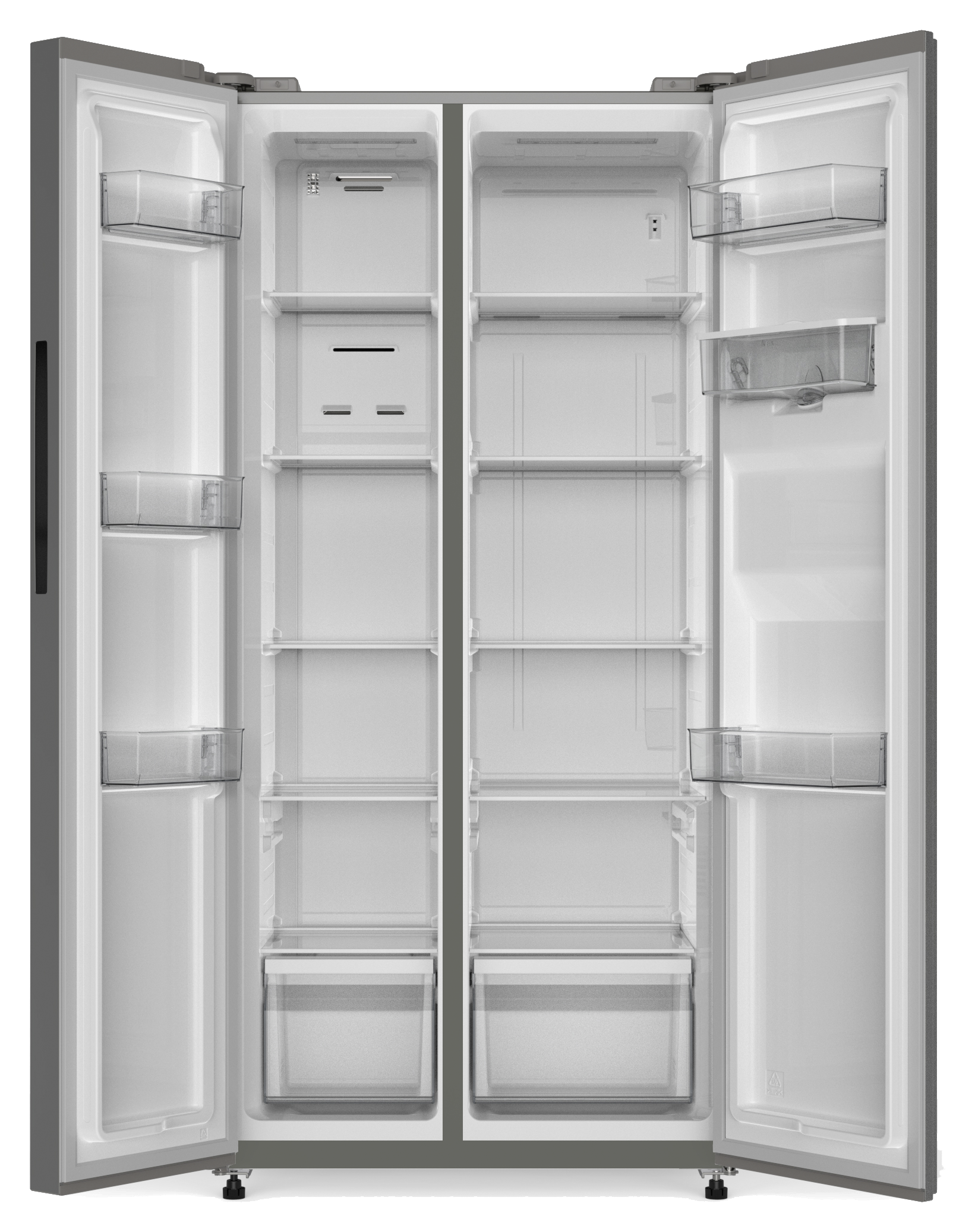 PKM Side-by-Side SBS480NFWDBJ schwarz B/H/T/L: ca. 83x178,5x61x61 cm