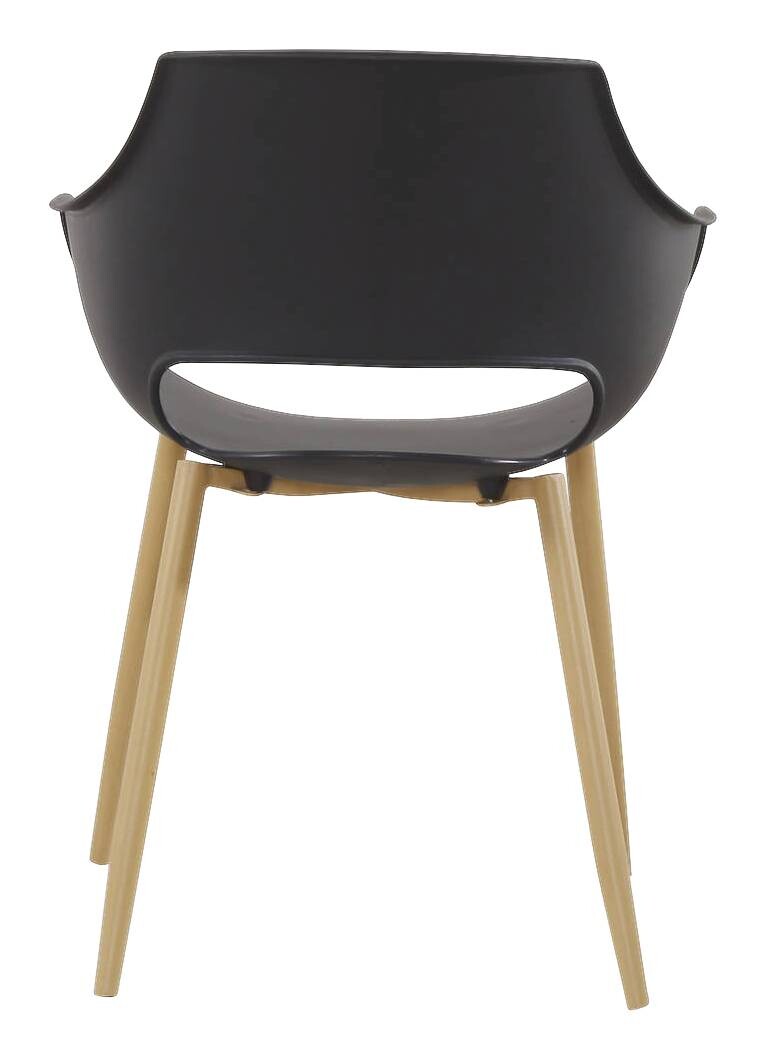 Stuhl Alice 100 2er schwarz Kunststoff B/H/T: ca. 59x85x58 cm