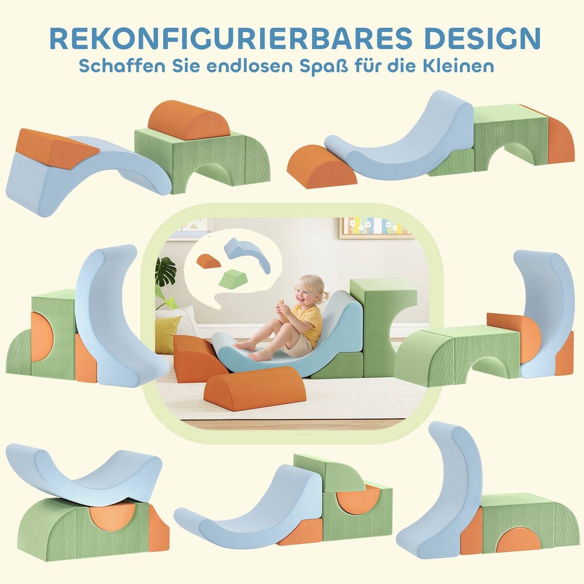 AIYAPLAY Softbausteine B/H/L: ca. 48x32x85 cm