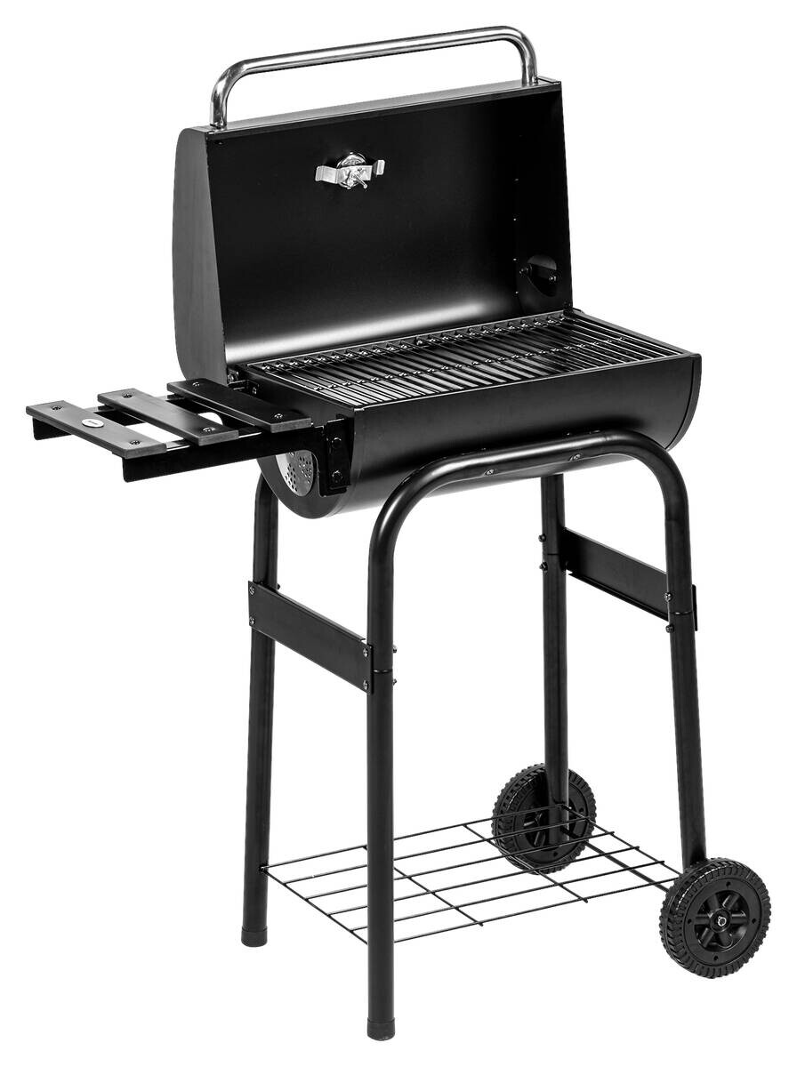 Outsunny Holzkohlegrill Metall B/H/L: ca. 46,5x115x83 cm