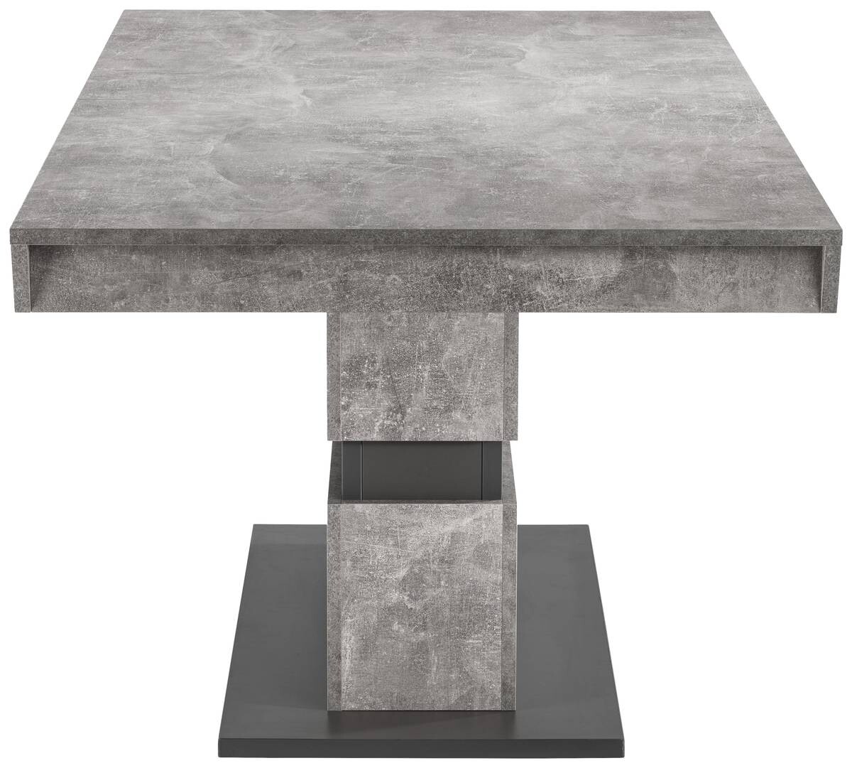 Tisch MATTHEW Beton Optik anthrazit B/H/T: ca. 160x75x90 cm