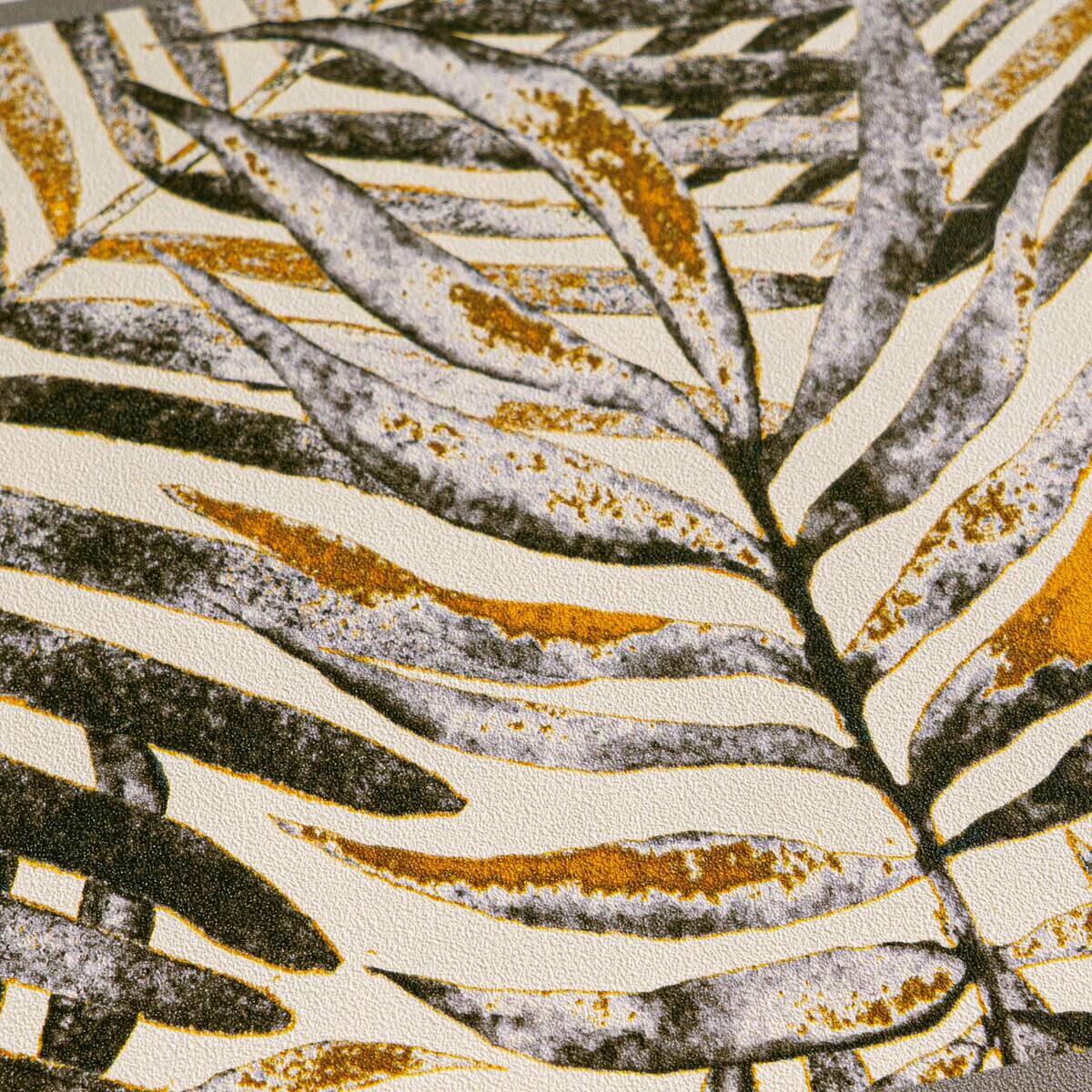 A.S.Creation Bordüre schwarz grau gelb B/H/D: ca. 17x500x6,8 cm