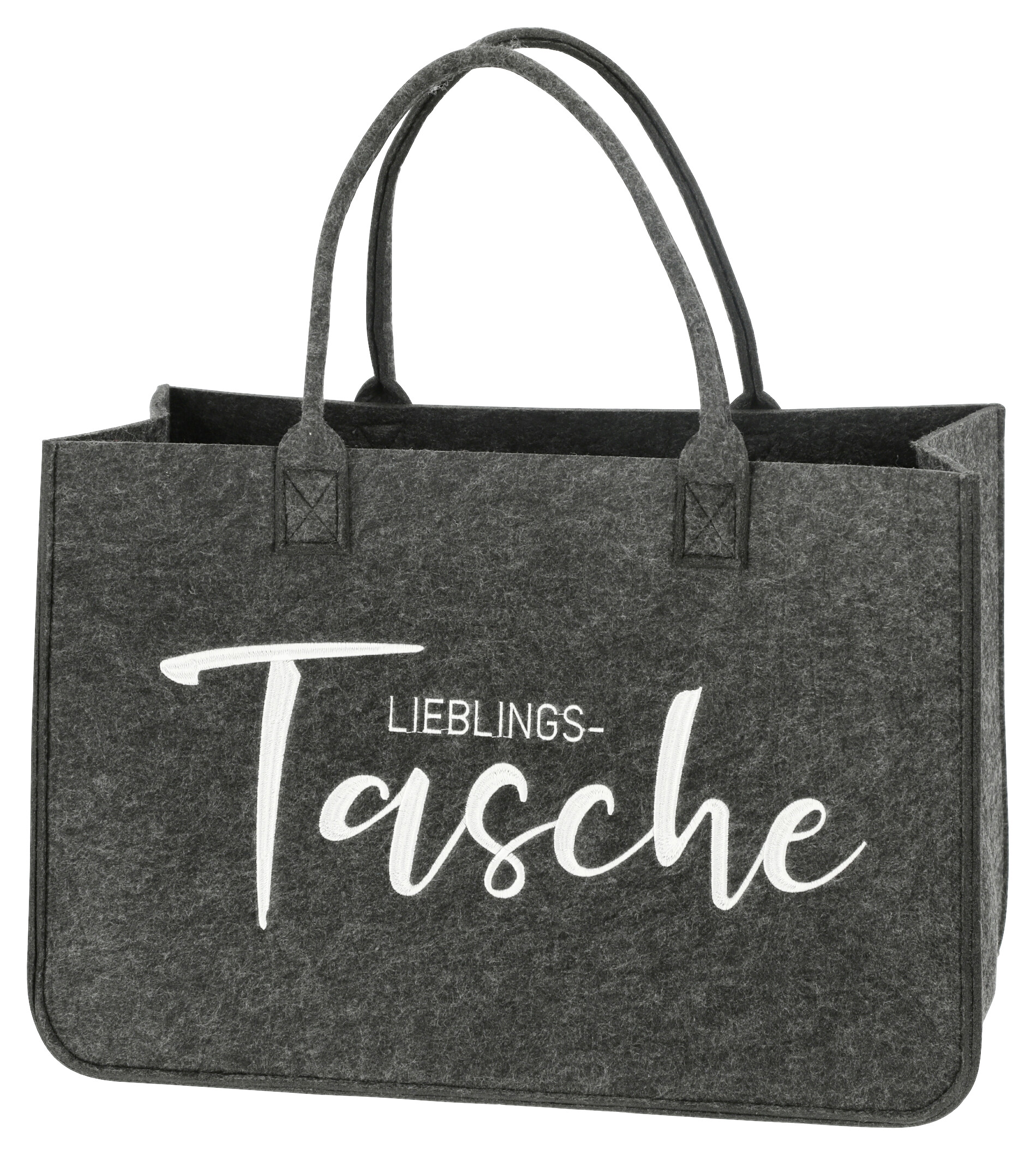 Tasche anthrazit Filz B/H/L: ca. 49x27x34 cm