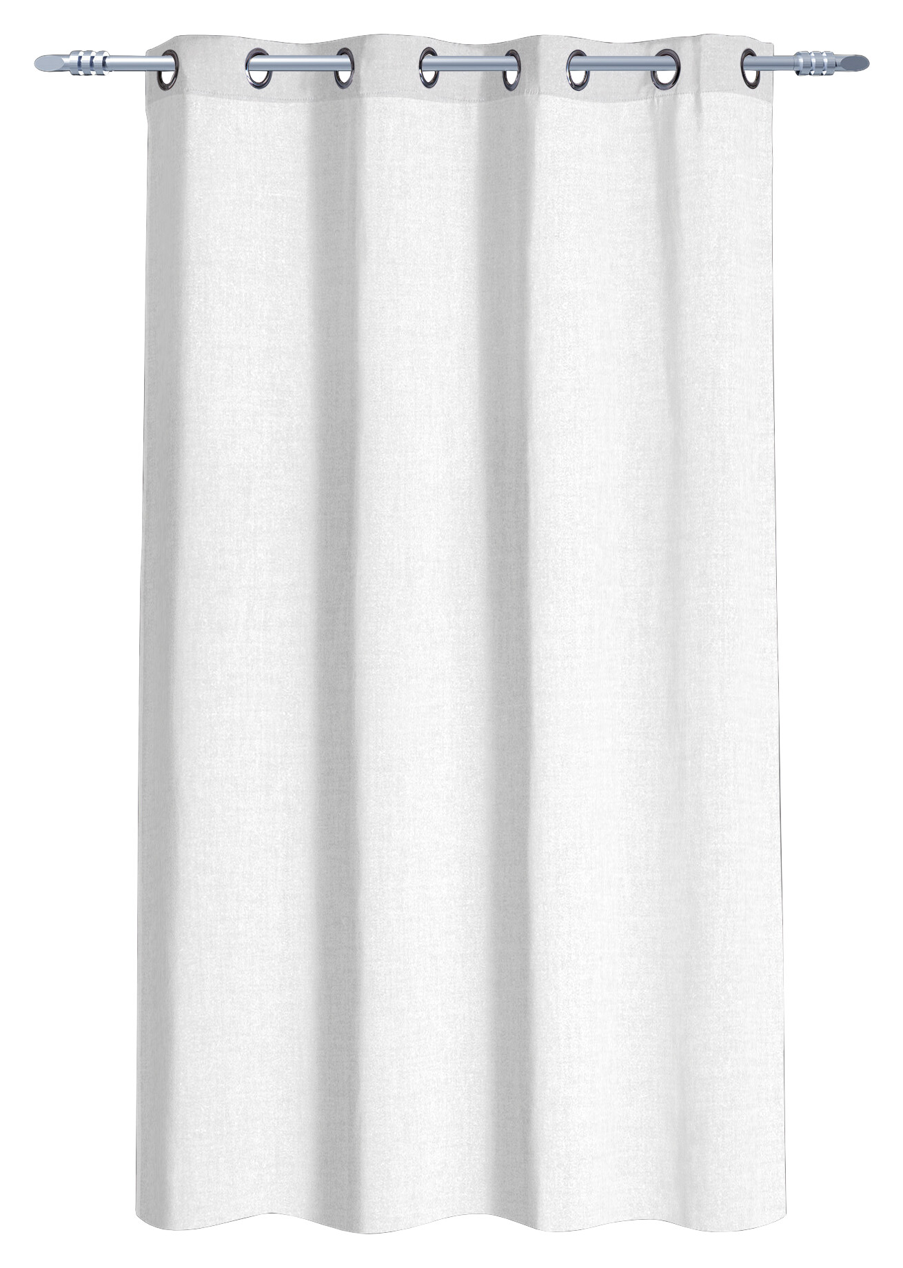 POCOline Ösenvorhang Cleo weiß B/L: ca. 140x175 cm