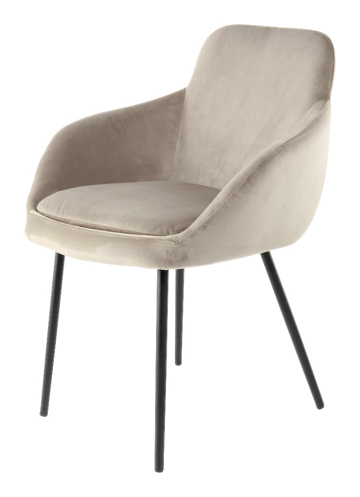 Stuhl Cobain 800 2er hellbraun Microfaser B/H/T: ca. 60,5x81x60 cm