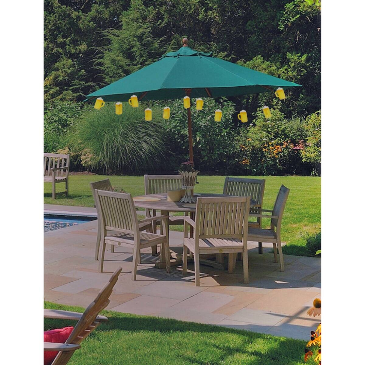 LED-Lichterkette 5149515 gelb Kunststoff L: ca. 500 cm