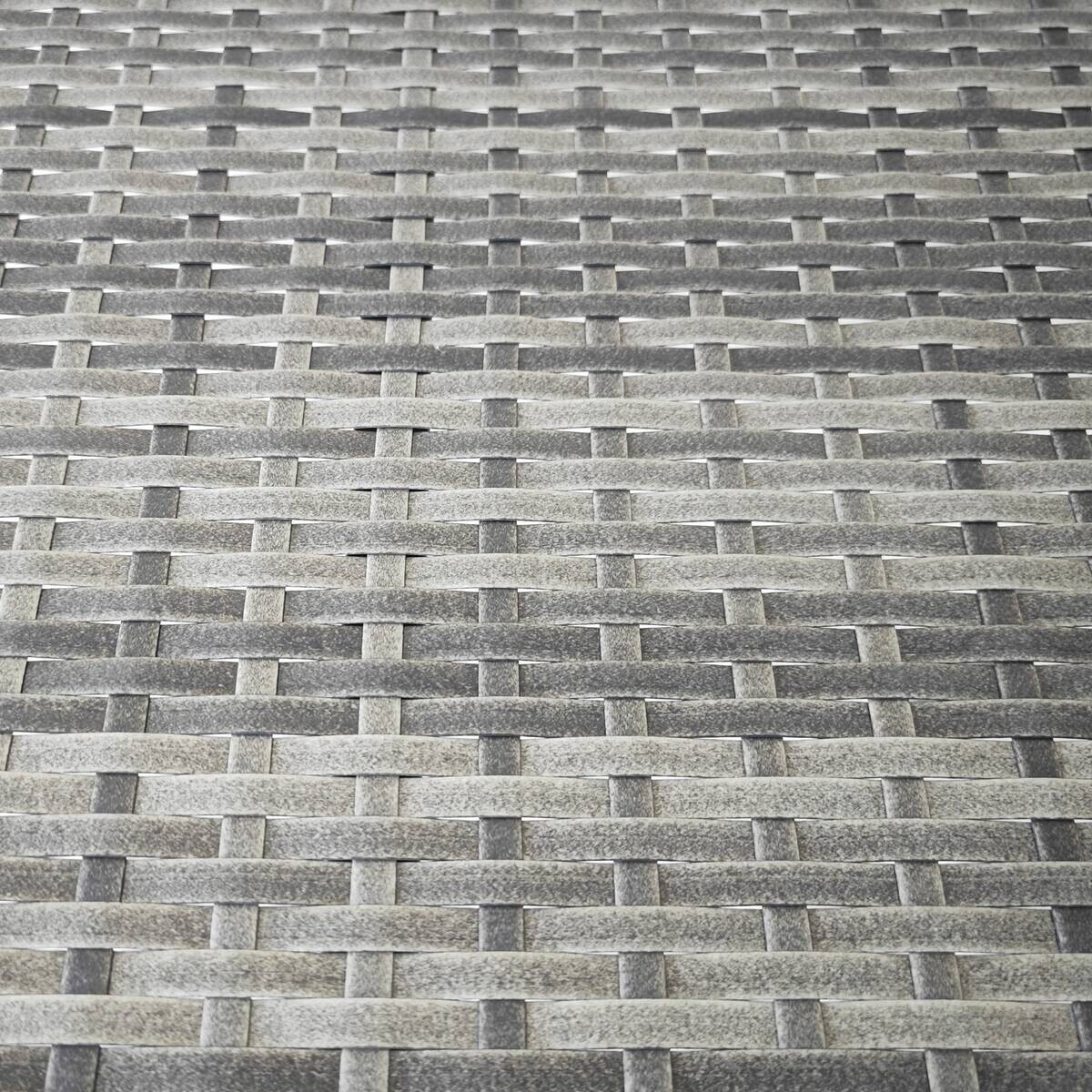 Outsunny Beistelltisch grau Polyrattan B/H/L: ca. 50x100x74 cm