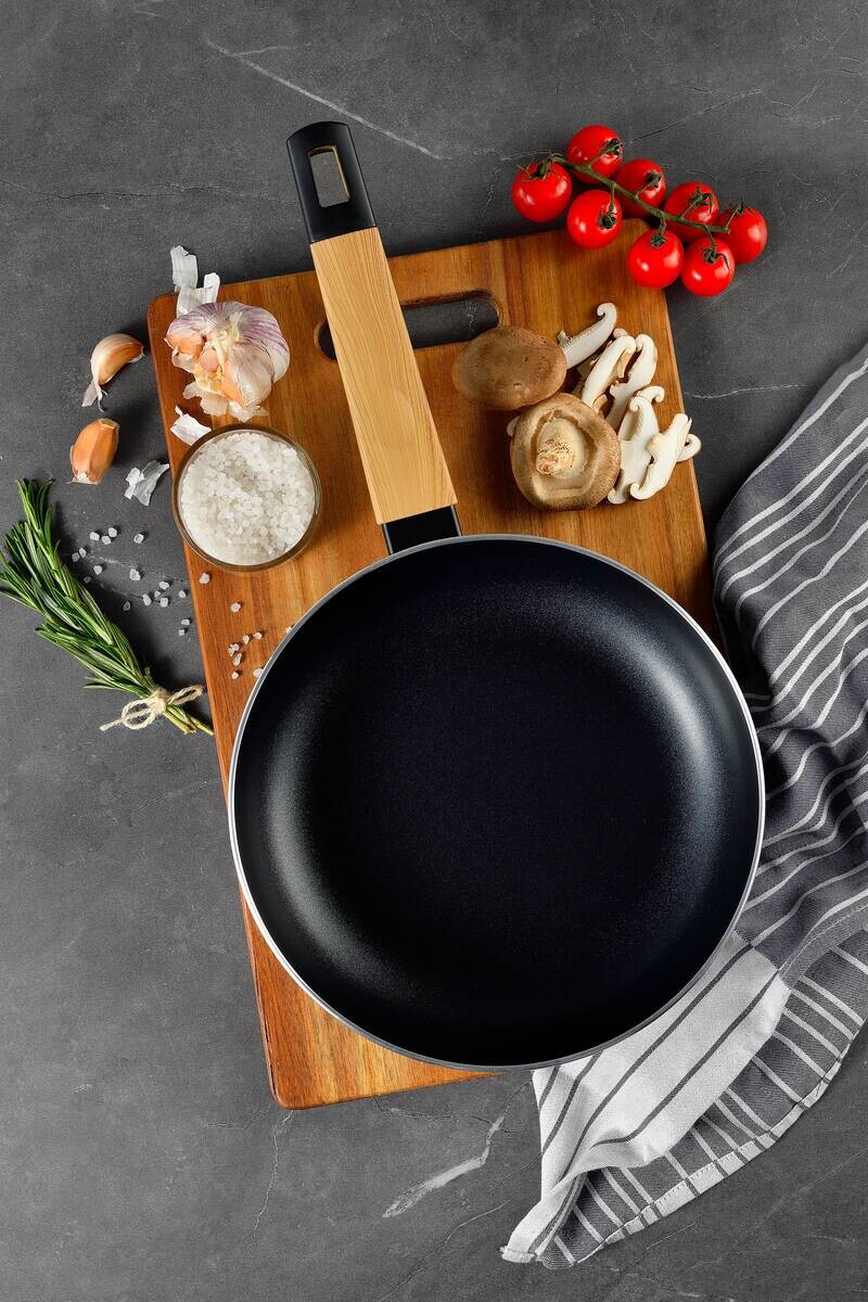 BERGNER Kochgeschirrset EARTH BLACK schwarz Aluminium 5 tlg.