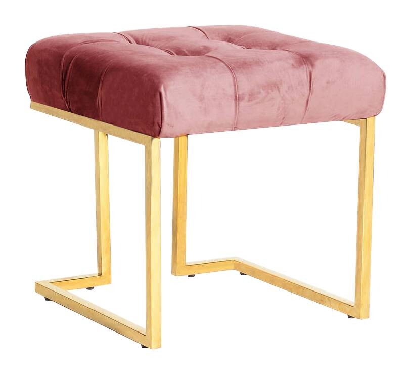 360 Living Hocker Rare 101 altrosa B/H/T: ca. 48x48x48 cm