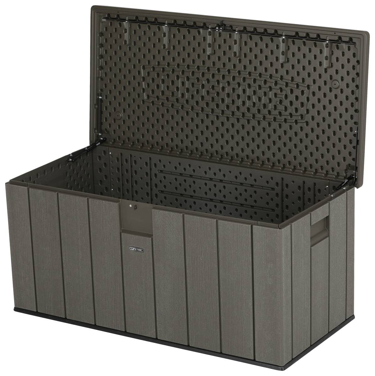 Lifetime Kissenbox 570l dunkelgrau Kunststoff B/H/L: ca. 151x69x72 cm