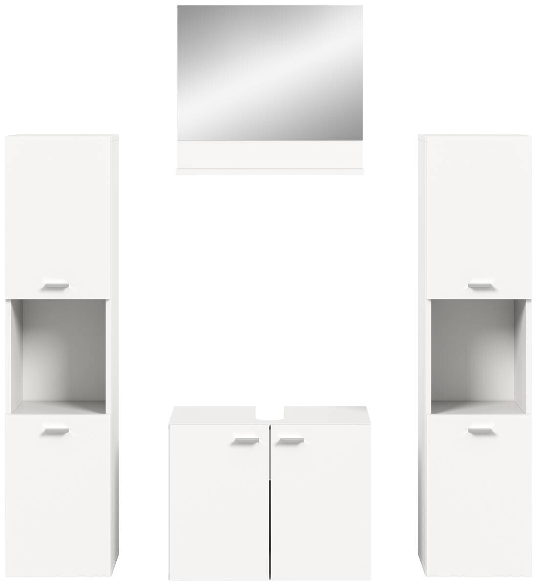 Badezimmer-Set BOSTON weiß B/H/T: ca. 137x186x33 cm