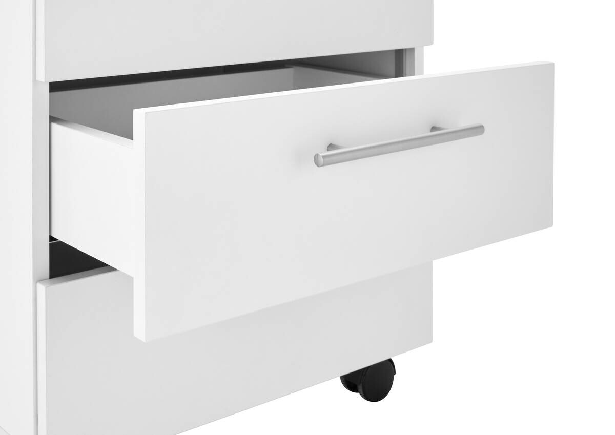 Rollcontainer Ben weiß B/H/T: ca. 40x56x39 cm