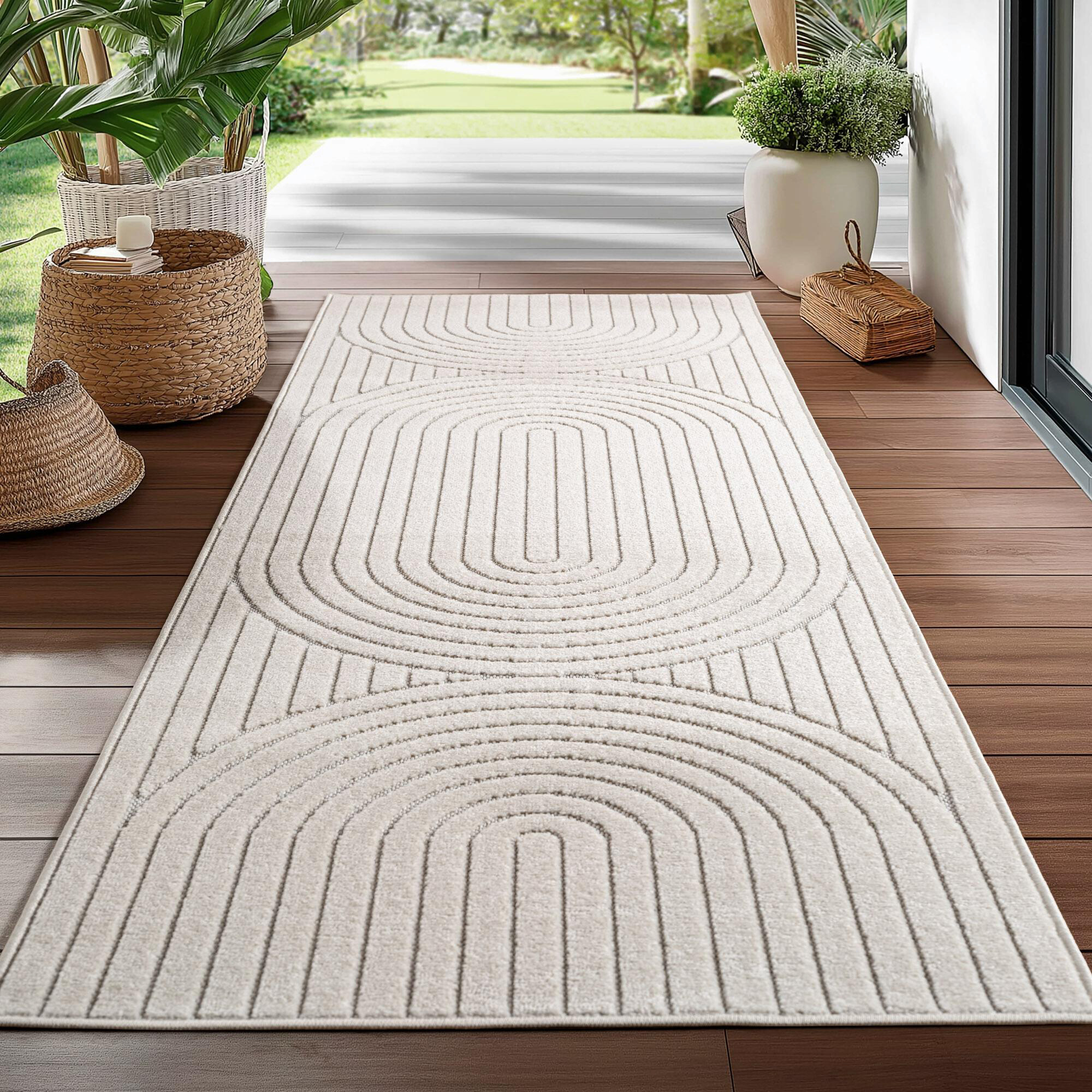 Ayyildiz In-/Outdoor-Teppich NOVA creme B/L: ca. 80x250 cm Ayyildiz In-/Outdoor-Teppich NOVA creme B/L: ca. 80x250 cm
