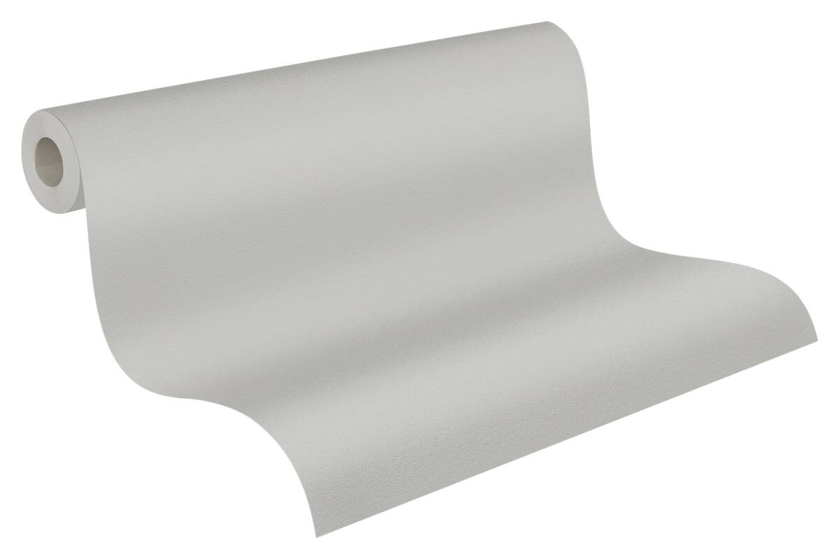 A.S.Creation Vliestapete Best of Vlies Uni grau B/L: ca. 53x1005 cm