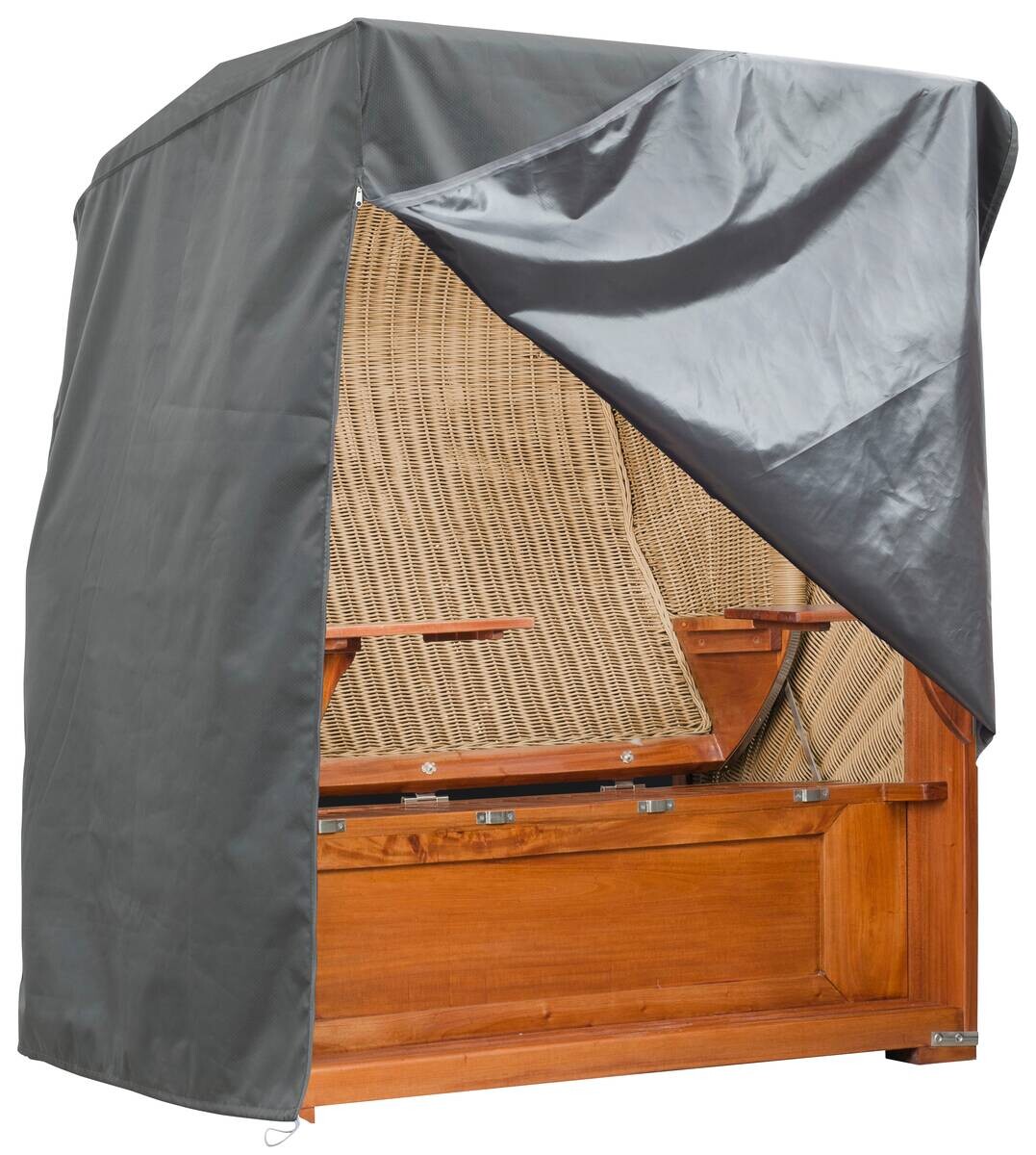 deVries Schutzhaube grau Polyester B/H/L: ca. 98x170x170 cm