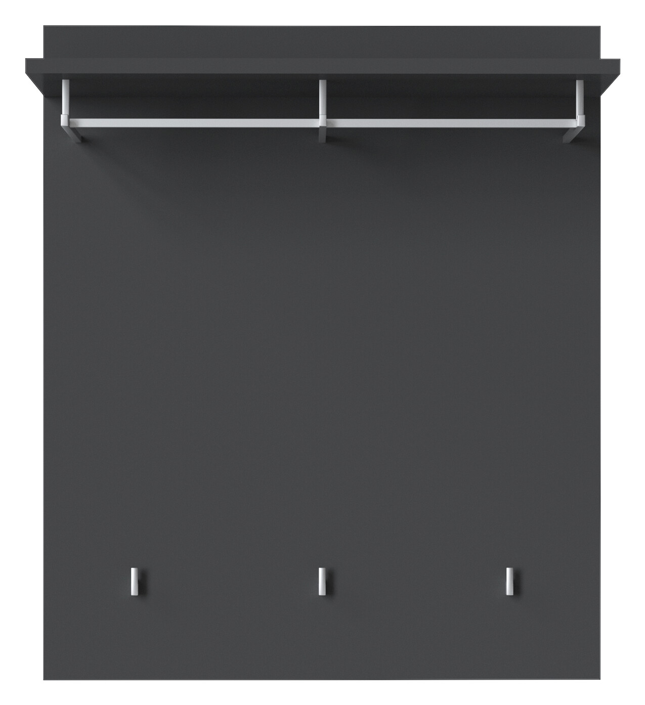 Garderobenpaneel Spring anthrazit B/H/T: ca. 86x101x30 cm Garderobenpaneel Spring anthrazit B/H/T: ca. 86x101x30 cm