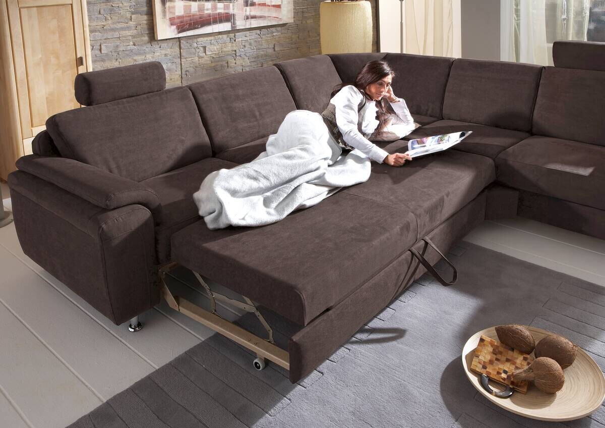 Wohnlandschaft ZE-EM05003 B/T: ca. 276x246 cm