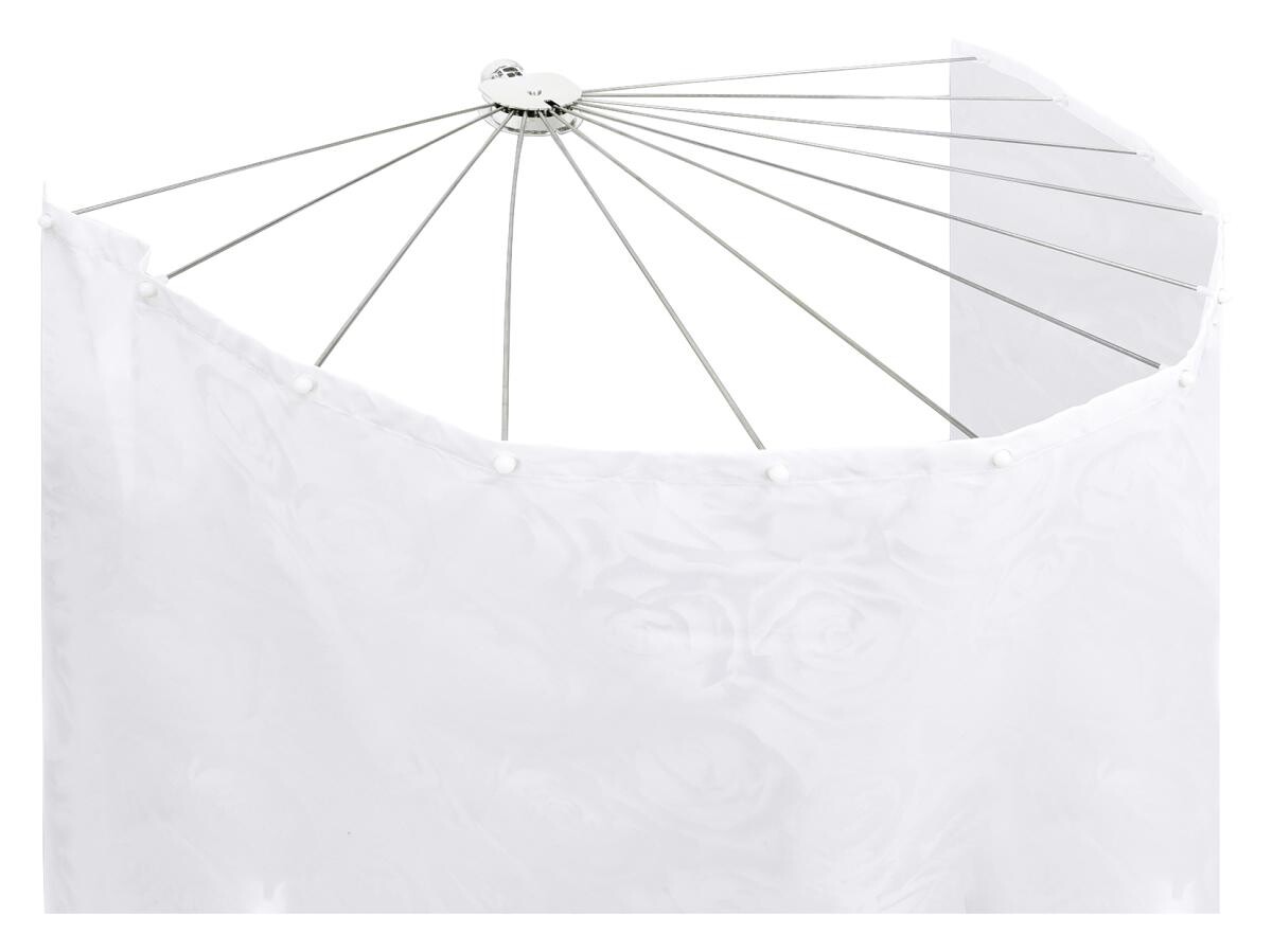 Duschspinne weiß MDF 1er Pack