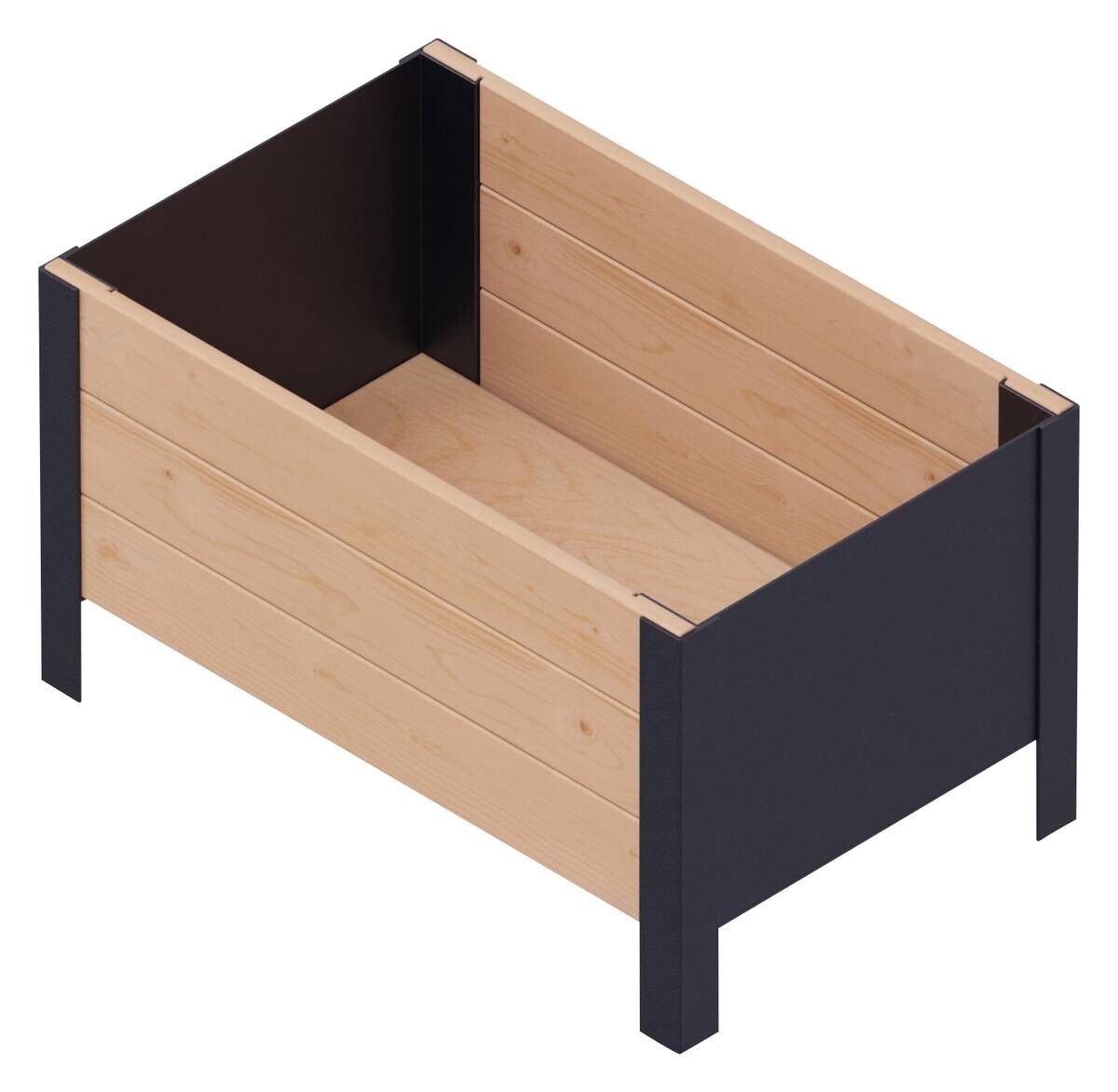 UPYARD Hochbeet MODERN braun Holz B/H/L: ca. 36x32x58 cm