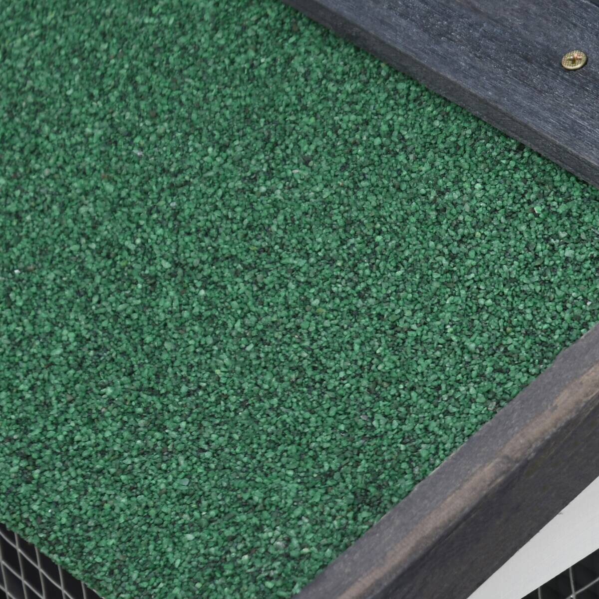 PawHut Kleintierstall weiß Holz B/H/L: ca. 45x80x204 cm